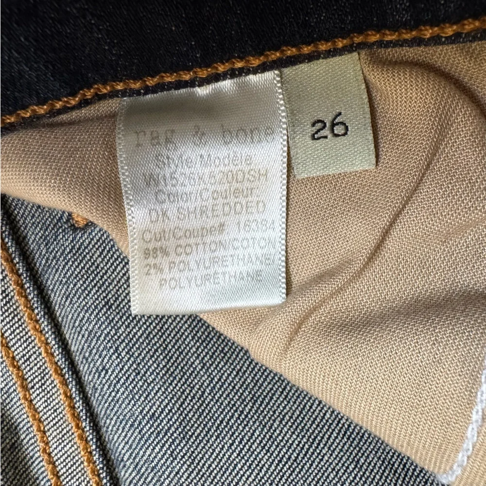 Rag & Bone Women’s Low Rise Distressed Capri